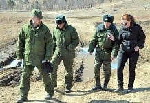 О конфликте свободненцев с военными из-за рвущихся снарядов доложили полпреду Президента в ДФО Виктору  Ишаеву