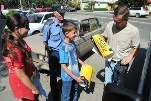 «Достучаться» до свободненских водителей сотрудникам ГИБДД помогают дети