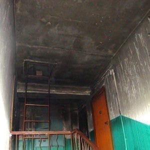 В Свободном по вине нетрезвого жильца полностью выгорела квартира