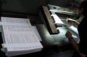 Печат избирательных бюллетеней. Новости