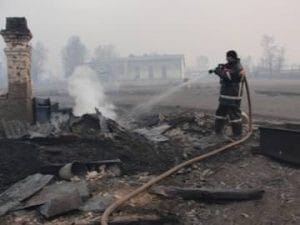 Пожар в Тыгде. Новости