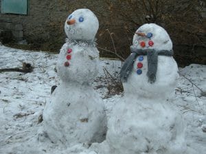 Снеговики во дворах. Новости
