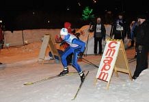 Лыжня  «Морозко-2012» прошла по ночной площади Свободного
