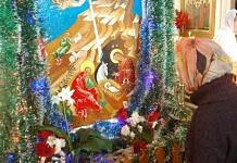 Рождественская ночь в храме и праздничные гулянья на центральной площади Свободного