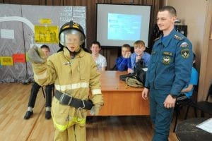 Пожарные в детском доме. Новости