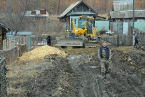 Космодром утопил село в грязи. Новости