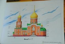 Епископ Лукиан одобрил проект возведения в Свободном белого храма на Княже-Алексеевской улице