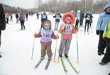 На «Лыжню России — 2014» в Свободном встали участники от 4 до 76 лет