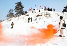 Школьники области штурмовали снежную крепость в Свободненском районе