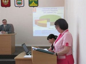 Основной доклад зачитала начальник финуправления Татьяна Димова.. Новости