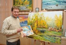Свободненский художник представил на выставке пейзажи родных мест