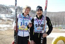 Известные свободненские спортсмены супруги Мазаник успешно выступили на Кубке мира мастеров по лыжным гонкам