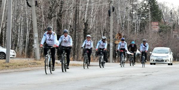 Участники самой протяжённой велогонки в мире сделают остановку в Свободном