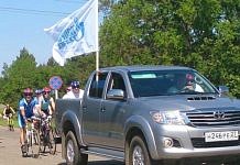 Свободный и «Газпром» провели первый совместный велопробег в День России