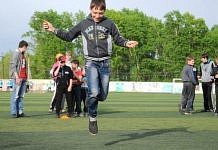 Юные свободненцы были в восторге от спортивного праздника на стадионе «Локомотив»
