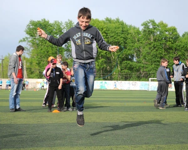 Юные свободненцы были в восторге от спортивного праздника на стадионе «Локомотив». Новости
