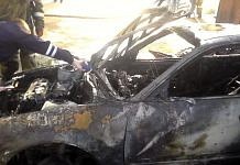 Днём в Свободном сгорели гараж с японским автомобилем и сарай