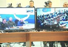 Дмитрий Рогозин впервые провёл на космодроме «Восточный» пресс-конференцию в прямом телеэфире