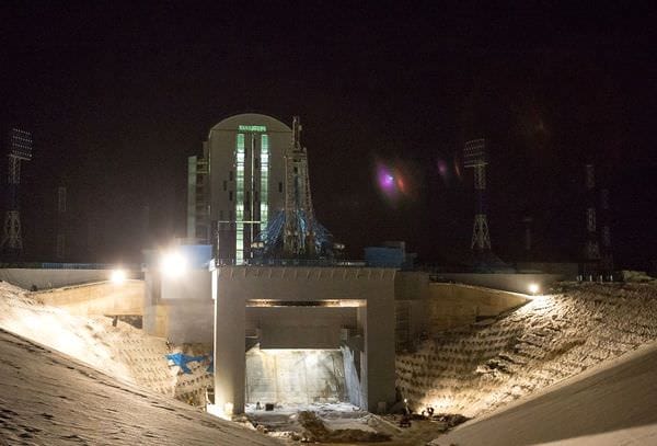 Уникальная подсветка смонтирована на стартовом комплексе космодрома «Восточный». Новости