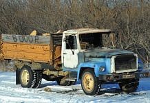 У фермера из Свободненского района угнали и сожгли грузовик с лесом