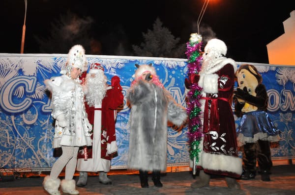 Яркое новогоднее шоу на морозной площади смотрели сотни свободненцев. Новости