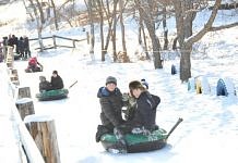 Свободненцы отметили День снега активным отдыхом на лыжной базе