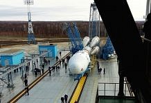 Ракету-носитель «Союз-2.1а» вывезли на стартовый комплекс космодрома «Восточный»