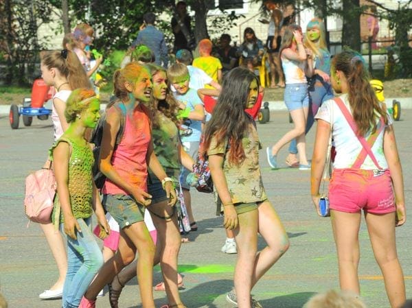 День города фестиваль красок. Новости