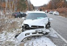 Снег и гололёд стали причиной многих аварий на свободненских дорогах