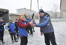 Хоккейный клуб «Сокол» в Свободном провёл новогодний турнир