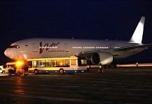 Авиалайнер Боинг – 777 — 200 впервые приземлился в аэропорту Благовещенска