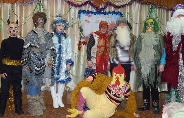 Жителей села Свободненского района порадовали весёлыми новогодними мероприятиями