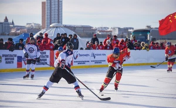 Хоккейный матч между командами КНР и России завершился победой амурчан