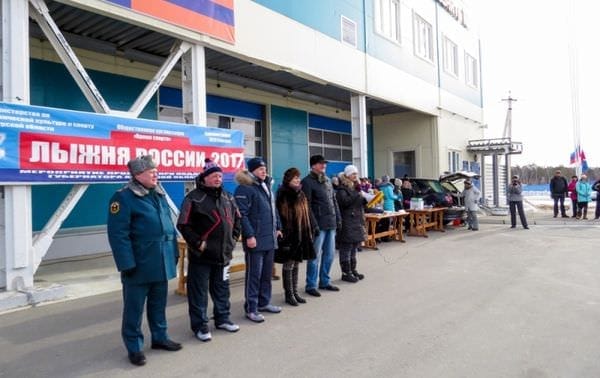 Жители Циолковского приняли участие в массовой гонке «Лыжня России»