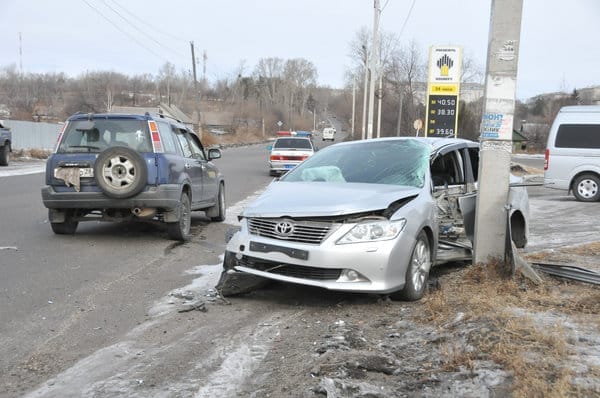 В ДТП около автозаправки пострадала иномарка администрации Свободненского района. Новости