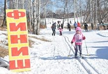Закрытие лыжного сезона в Свободном проходило при плюсовой температуре