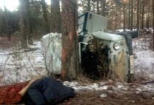 На свободненской трассе около кладбища села Черновка погиб водитель УАЗа