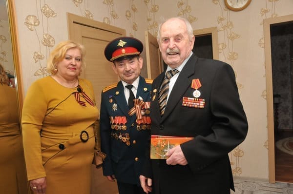 Поздравили наших ветеранов от всех свободненцев и белорусского землячества. Новости