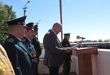 Юрий Романов поблагодарил воинов-железнодорожников за парад в Свободном на День Победы