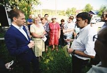 Губернатор встретился с жителями микрорайона Дубовка в Свободном