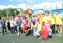 Весёлые старты для железнодорожников прошли на стадионе «Локомотив» в Свободном