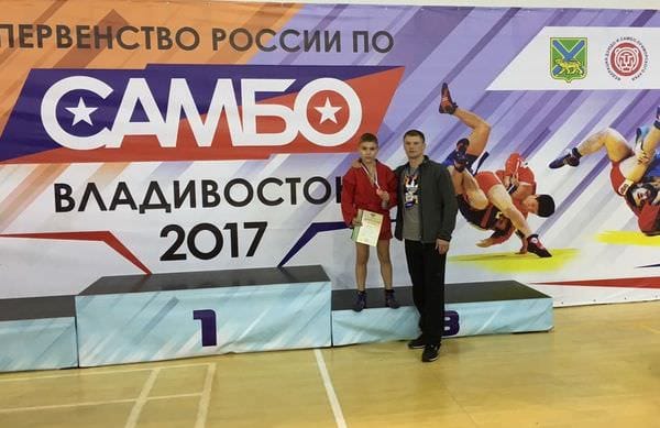 Самбист из Свободного Илья Замыслов стал бронзовым призёром первенства России!