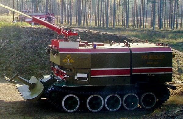 Партия бронированных пожарных танков поступила в Амурскую область