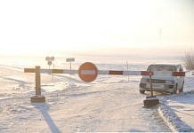 За несанкционированный выезд на лёд амурчанам грозит штраф до пяти тысяч рублей