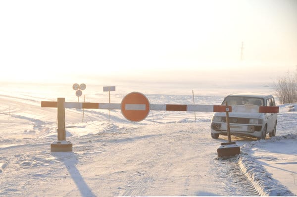 За несанкционированный выезд на лёд амурчанам грозит штраф до пяти тысяч рублей