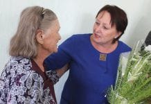 Жительница свободненского села Заган принимала поздравления с 90-летием