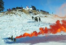 Штурм снежной крепости около свободненского села стал самым ярким событием патриотического месячника в Приамурье
