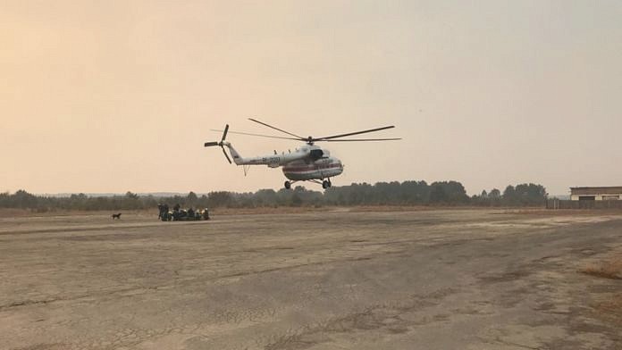 Для ликвидации пожаров в Приамурье будут направлены самолёт и вертолёт МЧС