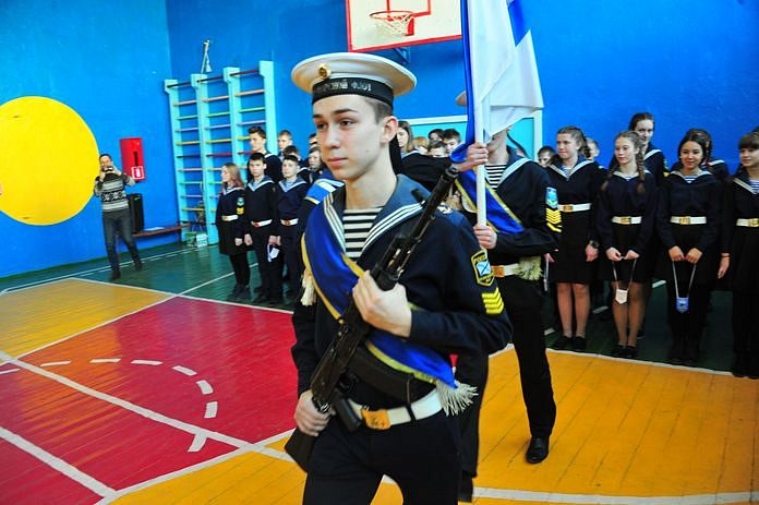 40 воспитанников Детского морского центра в Свободном стали кадетами
