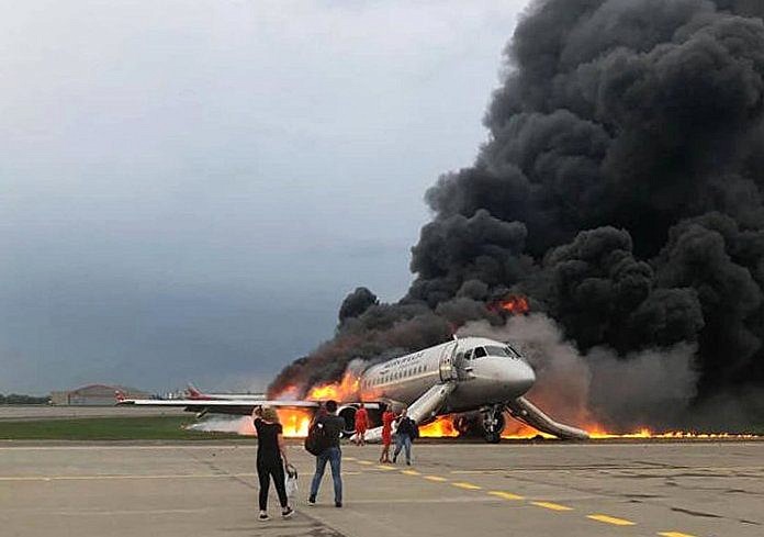 Свободненские юнармейцы стали свидетелями авиакатастрофы в Шереметьево